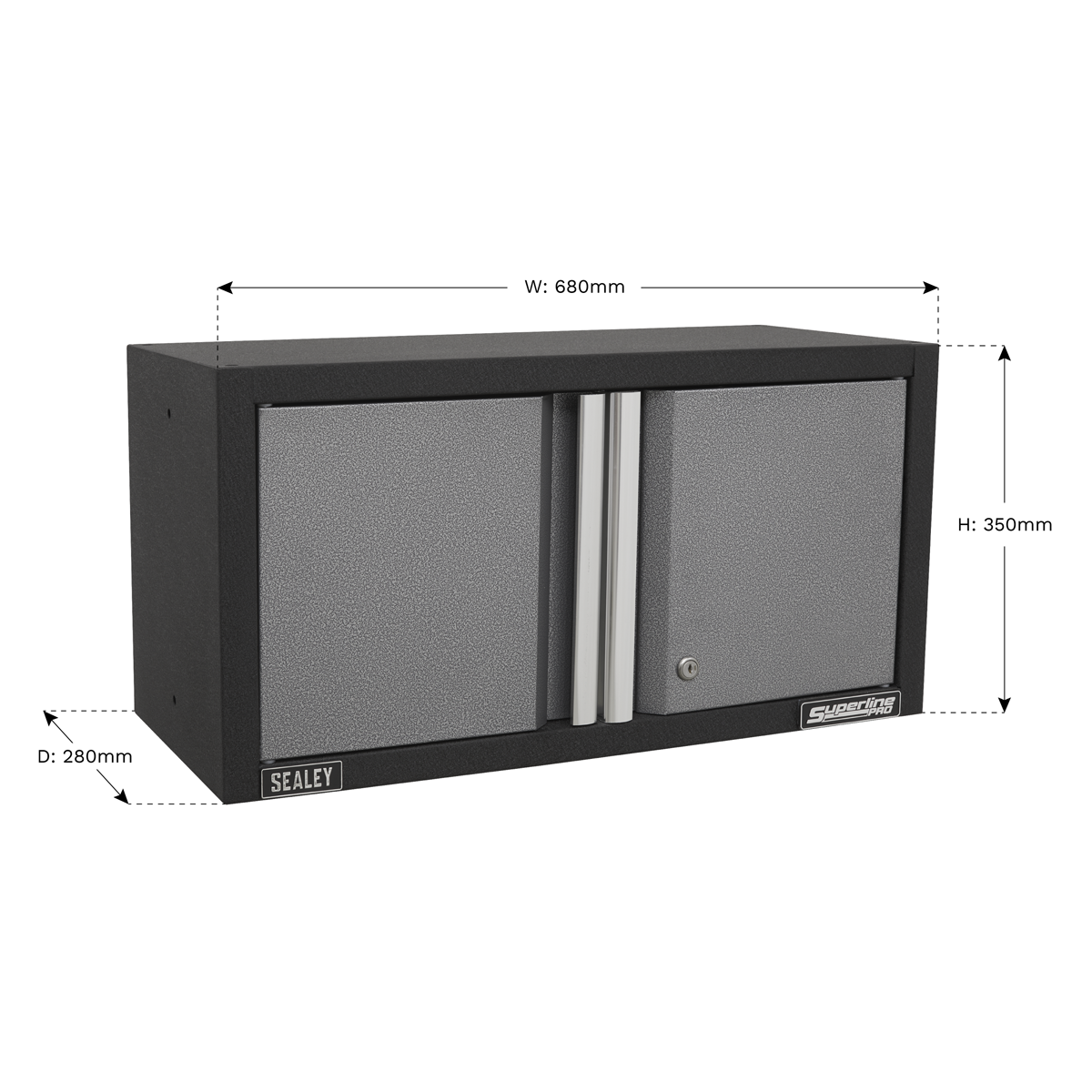 Modular Wall Cabinet 2 Door 680mm