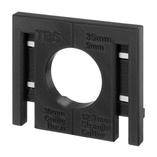 The Block Scribe Preset Router Hinge Jig para bisagras ocultas de estilo europeo de 35 mm - BS06