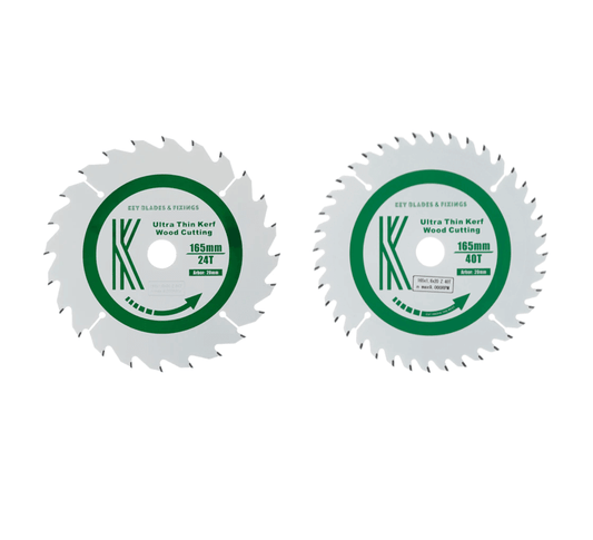 165mm Thin Kerf Twin Pack (24 Tooth & 40 Tooth) - 4003